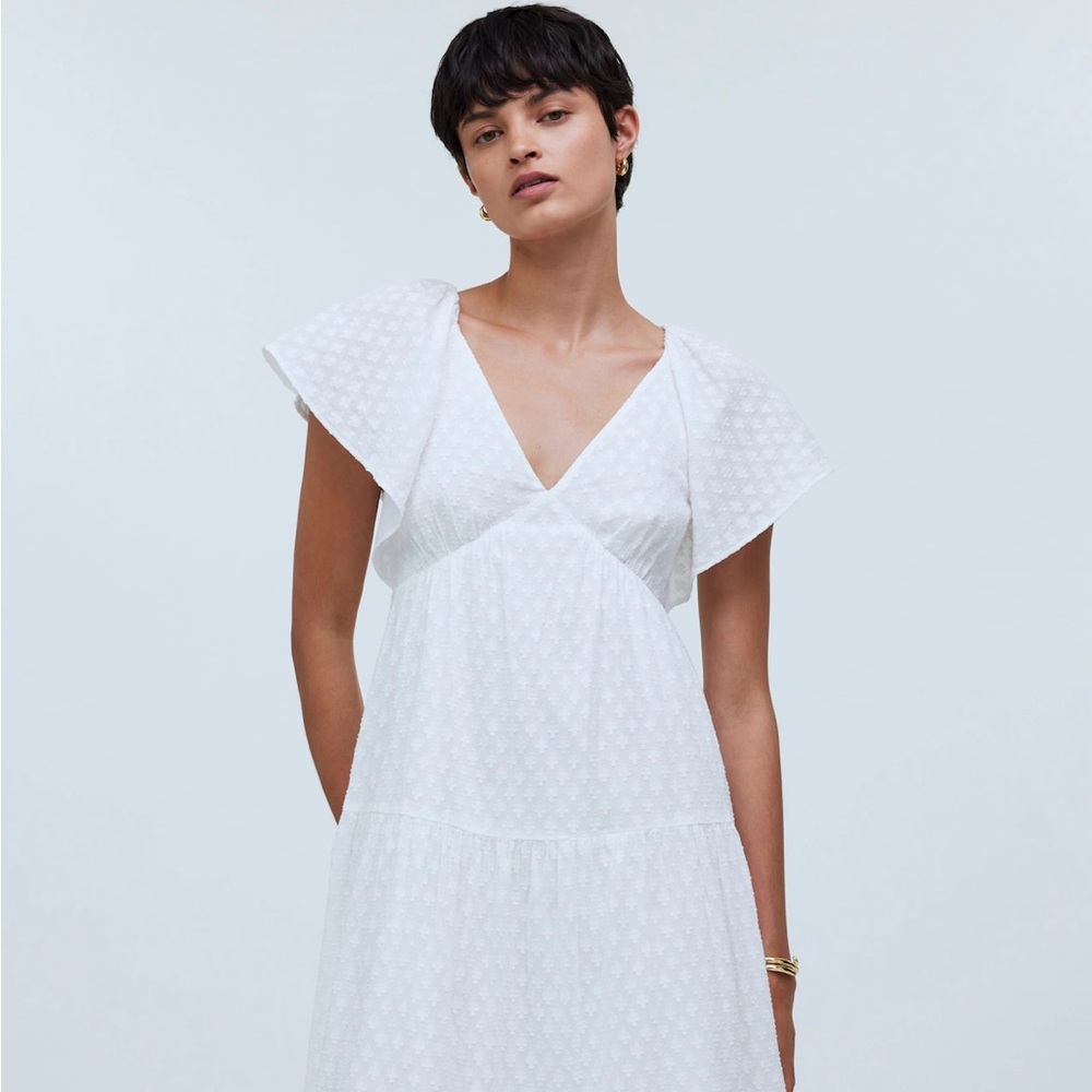 Madewell White Midi Dress